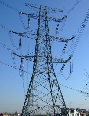 10 - Van het de Hoekstaal van 500KV HDG de Toren van de het Roostertransmissie