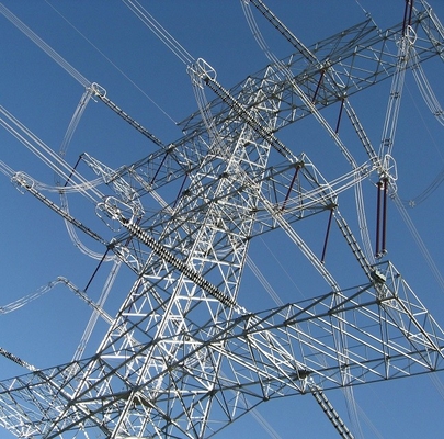 10 - Van het de Hoekstaal van 500KV HDG de Toren van de het Roostertransmissie