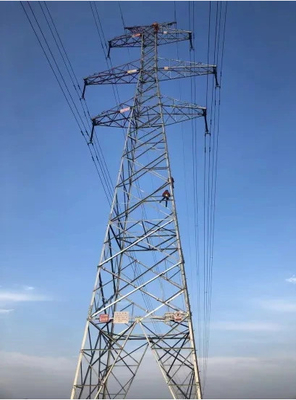 De Transmissietoren van het hete Onderdompelings Gegalvaniseerde 500KV Q355 Q255 Staal