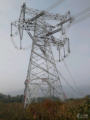Toren van de het Staal Pylon Transmissie van de Q245q355 Hoek