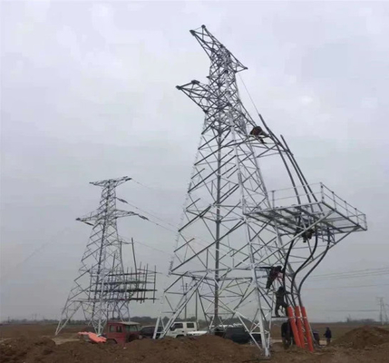 Van het de Woedestaal van 110KV 132KV Toren van de het Rooster Pylon Transmissie