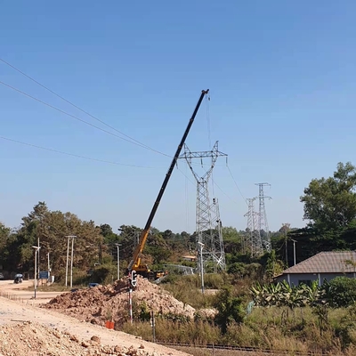 132KV van het de Lijnhdg Rooster van de machtstransmissie het Staaltoren