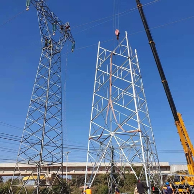 115KV het Staaltoren van de hete Onderdompelings Gegalvaniseerde Telecommunicatie