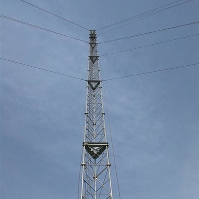3 Legged de Masttoren van Guyed van het Hete Onderdompelings Gegalvaniseerde Q235 Q345 Staal