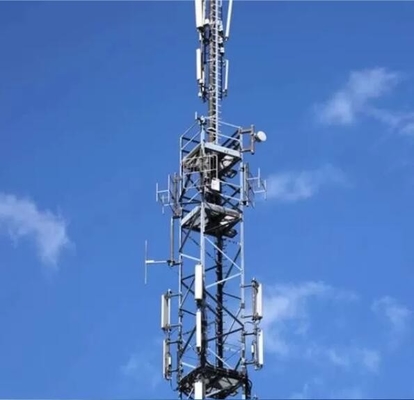 Monopole Toren van de het Staalantenne van Q235B Q345B Q420 voor het Uitzenden