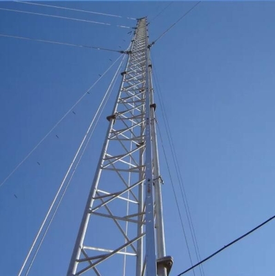 De zelftoren van Steun Tubulaire Telecommunicatie 15 - 60m Hoogte voor Signaaltransmissie