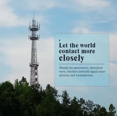 Van het de Hoekstaal van ASTM A123 HDG het Mozaïek Mobiel Communicatiemiddel Toren