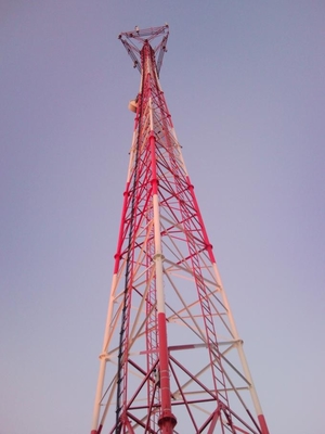ISO 1461 Toren van het de Telecommunicatiestaal van ASTM A123 HDG de Tubulaire