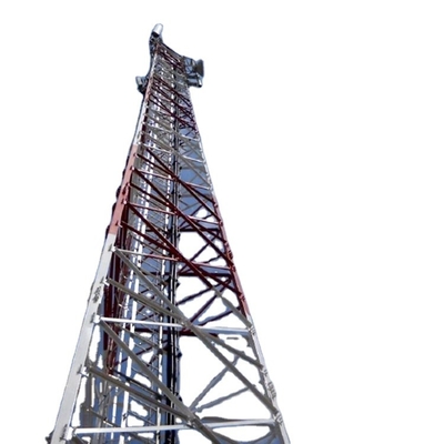 Telecommunicatiehoek 50m de Toren Q420 van de Metaalantenne met Palissadeomheining