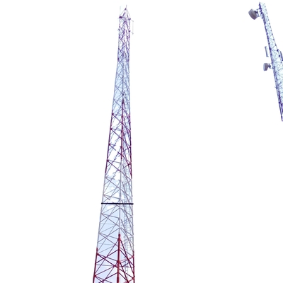 3 het Staaltoren van de benen Hoekige 330KV Telecommunicatie met Hete Onderdompelings Gegalvaniseerde Steunen