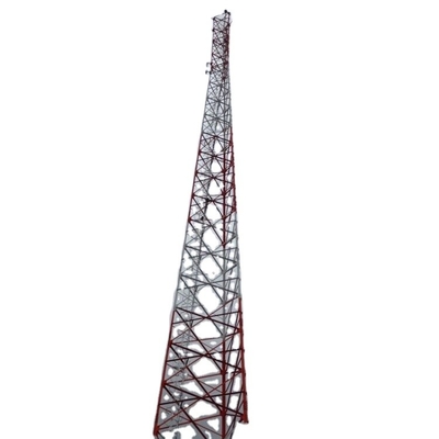 Q420 Toren 4 van het Telecommunicatiestaal Gegalvaniseerde Benen Hoekige Hete Onderdompeling en Toebehoren