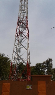 4 Gegalvaniseerde het Staaltoren van de been Hoekige 90meters Telecommunicatie