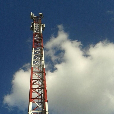 4 Gegalvaniseerde het Staaltoren van de been Hoekige 90meters Telecommunicatie