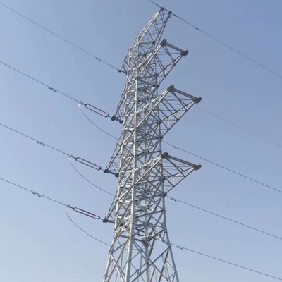 Van de de Lijnhoek van de machtstransmissie Gegalvaniseerd Elektro van de het Staaltoren Q235B