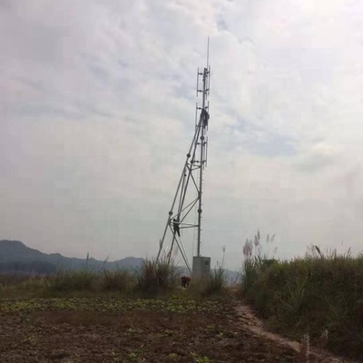 Mast van Guyed van de staalq355 Hete Onderdompeling de Gegalvaniseerde voor Telecommunicatie