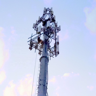 Telecommunicatie Gegalvaniseerde Guyed-Mast met Verwante Toebehoren