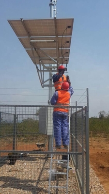 Van de het Systeemtelecommunicatie van de roosterbliksem Gegalvaniseerde het Staaltoren