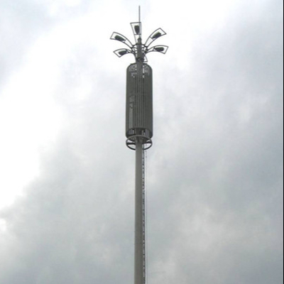 Het telecommunicatiestaal galvaniseerde Monopole Toren 0 - 80 Meter