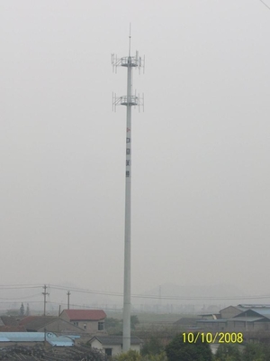 Het hoge Lichte van de de Masttoren van Bouwwerftelecommunicatie Staal Q235 Q420