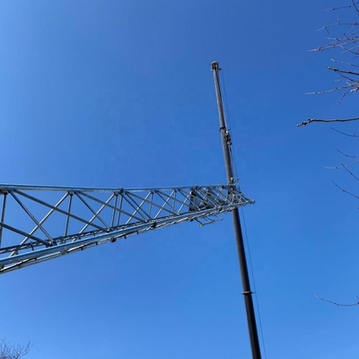 Galvaniseerde de de Tubulaire Toren Hete Onderdompeling van het telecommunicatiestaal 15M Height