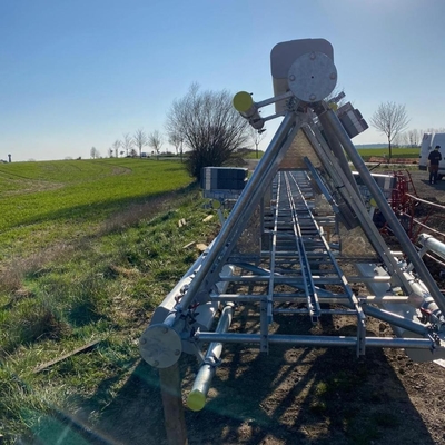 Telecommunicatie Gegalvaniseerde Staaltoren 3 Legged Tubulair