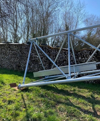 50m de Hoek Tubulaire Toren van het Hete Onderdompelings Gegalvaniseerde Staal met de Arrestatie van de Steundaling